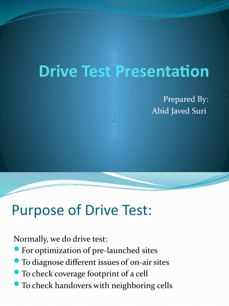 Drive Test Optimization Overview | PDF