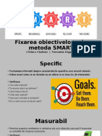 Fixarea Obiectivelor Prin Metoda SMART