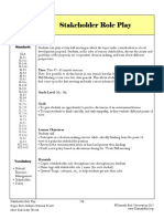 Stakeholder Role Play: Common Core Standards ELA