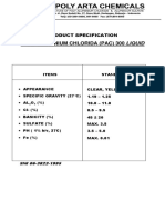 PAC 300 Liquid Product Specification Sheet