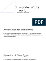 Ancient Wonder of The World