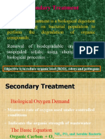 Secondary Treatment - SEWAGE