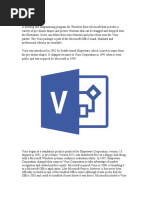 Microsoft Visio