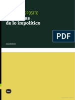 Esposito, Roberto - Categorías de Lo Impolítico PDF