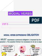 Modal Verbs Part I