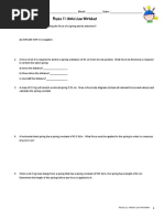 Physics 11: Hooke's Law Worksheet