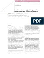 Resilience and The Course of Daily Parenting Stress in Families of Young Children With Intellectual Disabilities