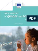 Meta Analysis of Gender and Science Research Synthesis Report