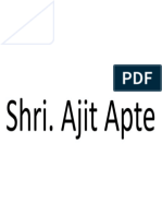 Shri Ajit Apte Profile