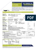 TLL150 Liquid Level Sensor Cut-to-Length and Calibrate: Technical Data