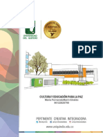 Cultura y Educación para La Paz PDF