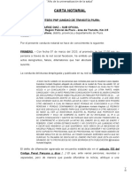 Caso Diaz Muñoz Carta Notarial