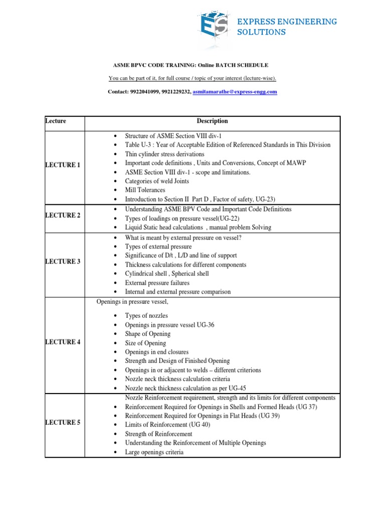 ASME BPVC CODE TRAINING-online | PDF | Mechanical Engineering | Applied ...