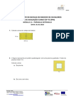 Teste triângulos retângulos área