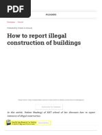 How To Report Illegal Construction of Buildings: Ipleaders