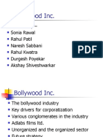 Bollywood Inc.: Presented by - Sonia Rawal Rahul Patil Naresh Sabbani Rahul Kwatra Durgesh Poyekar Akshay Shiveshwarkar