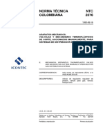 NTC 2576 (1) Válvulas y Mecanismos Termoplásticos PDF