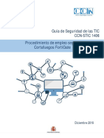 CCN-STIC-1406 Procedimiento de Empleo Seguro Fortigate - PDF