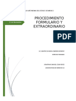 Procedimiento Formulario y Extraordinario