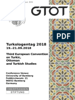 Programm Turkologentag 2018