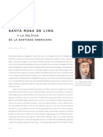 Santa Rosa y La Politica de La Santidad Ramon Mujica PDF