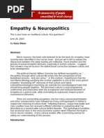 Empathy Neuropolitics Gary Olson