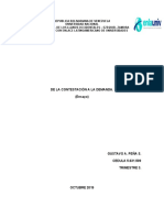 Ensayo Contestación A La Demanda - Gustavo Peña