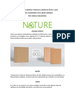 Nature Creacion de Marca, Producto y Afiche.