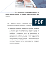 Template de Credencial de Mobilidade