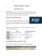 Present Perfect Tense PDF