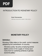 FIN301 - Week 05 - Monetary Policy