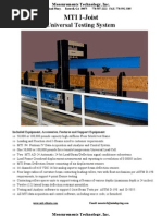 MTI I-Joist Testing System