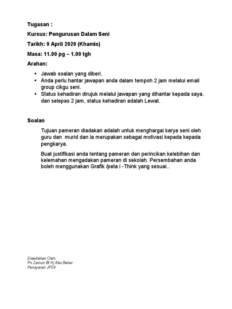 Kelebihan Dan Kelemahan Pameran Seni Di Sekolah Pdf