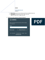 Instruções de Login Do CANVAS