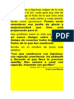 Aunque Llores y Lágrimas Salgan de Lo Más Profundo de Tu Ser