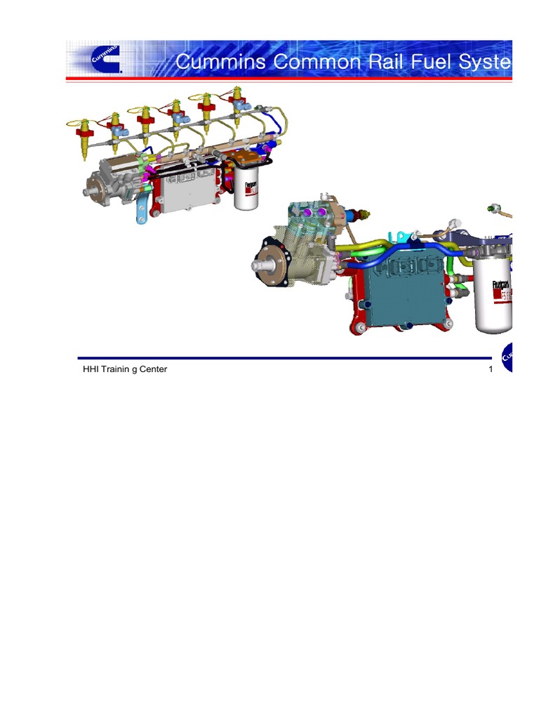 Common Rail Fuel System CM850 QSC and QSL PDF Fuel Injection Pump