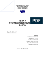 Trabajo Penal INTERMEDIACIÓN FINANCIERA ILÍCITA