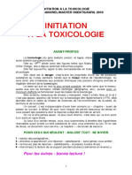 Initiation A La Toxicologie V2 PDF