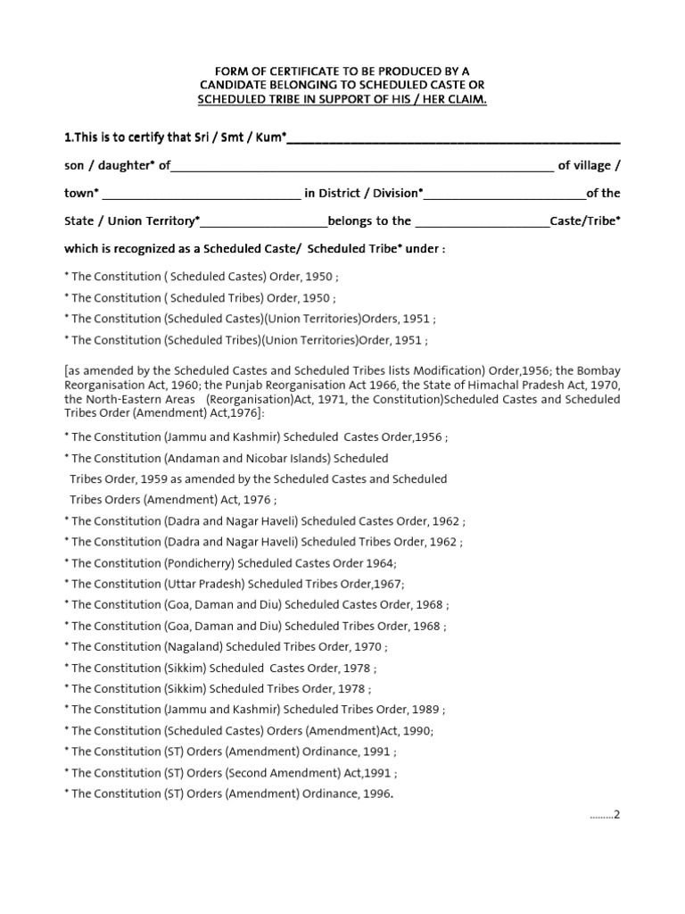 Form 1 | PDF | Government Of India | Politics Of India