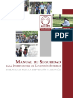 Anuies Manual de Seguridad para Instituciones de Educacion Superior PDF