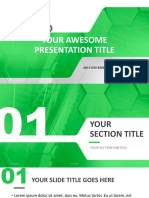 Your Awesome Presentation Title: An Even More Amazing Subtitle