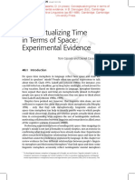 40 Conceptualizing Time in Terms of Space: Experimental Evidence