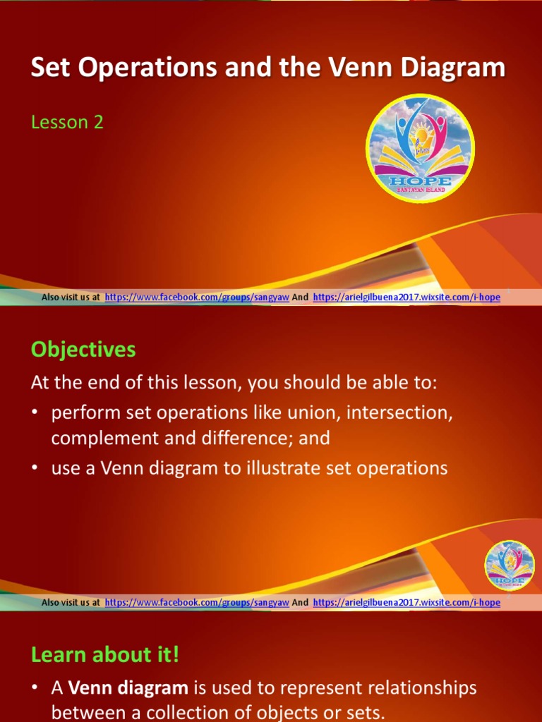 An Introduction to Set Operations and Venn Diagrams | PDF