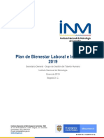 Plan de Bienestar Laboral e Incentivos 2019 PDF