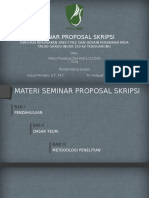 Seminar Proposal Skripsi 21 Maret 2019