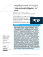 Composition, taxonomy and functional diversity of the oropharynx microbiome in individuals with schizophrenia and controls