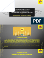 Manajemen Pemeliharaan Gardu Portal Distribusi Up3 Surabaya Selatan
