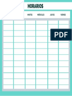 Cuadricula de Horarios PDF