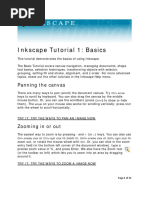 Inkscape Cheat Sheet: Tools | PDF | Text | Software