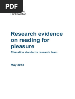 Reading For Pleasure PDF